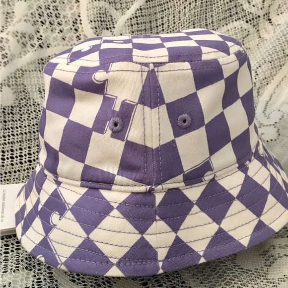 NWT Coach Checkerboard Print Bucket Hat - Picture 6 of 10